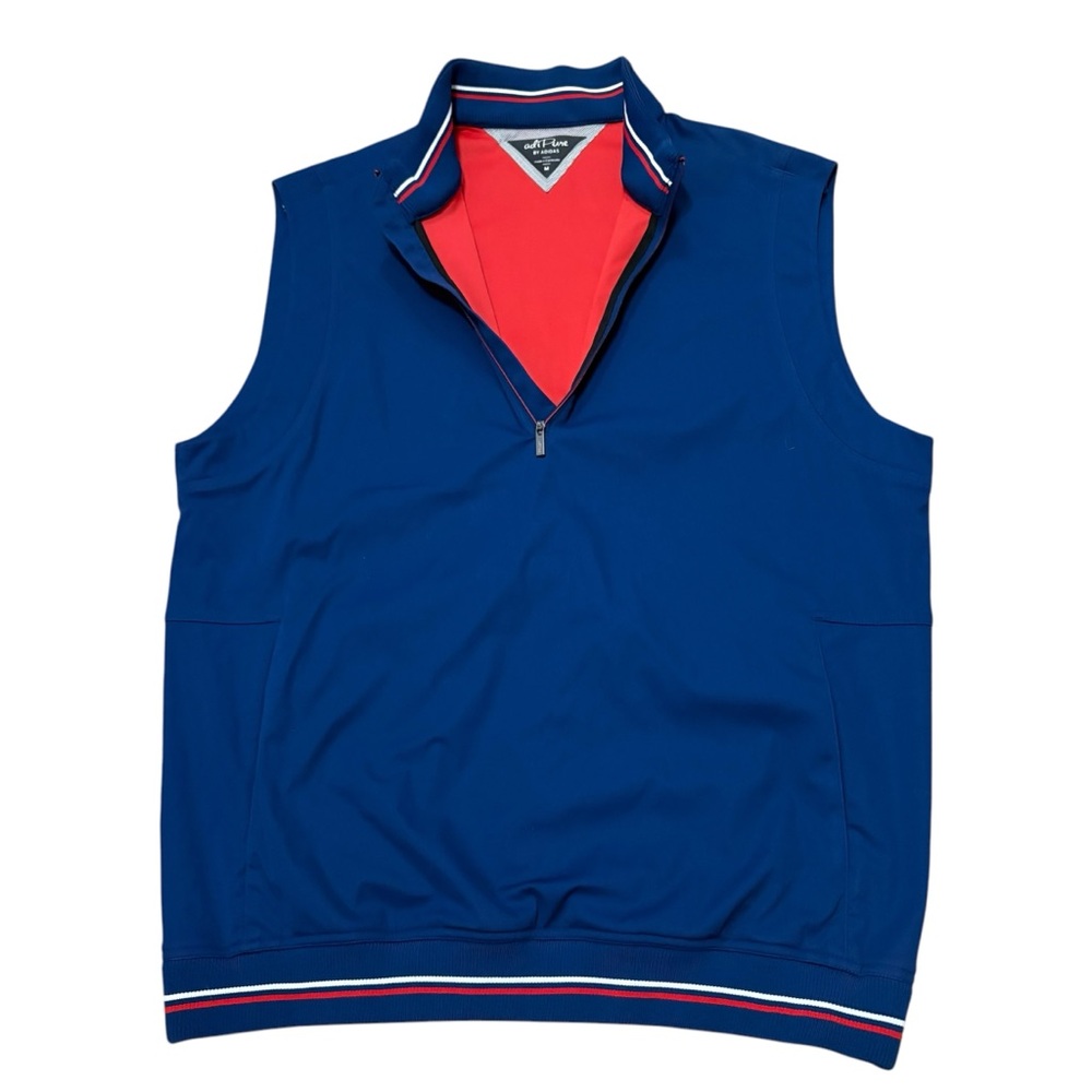 Adidas Adipure Navy Blue Windbreaker Golf Vest Size Medium